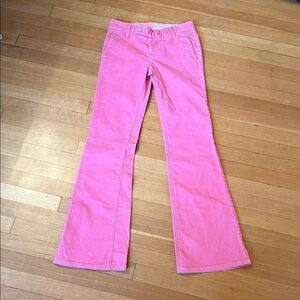 7 For All Mankind Women’s High Waist Slim Kick Hot Pink Jeans Size 25